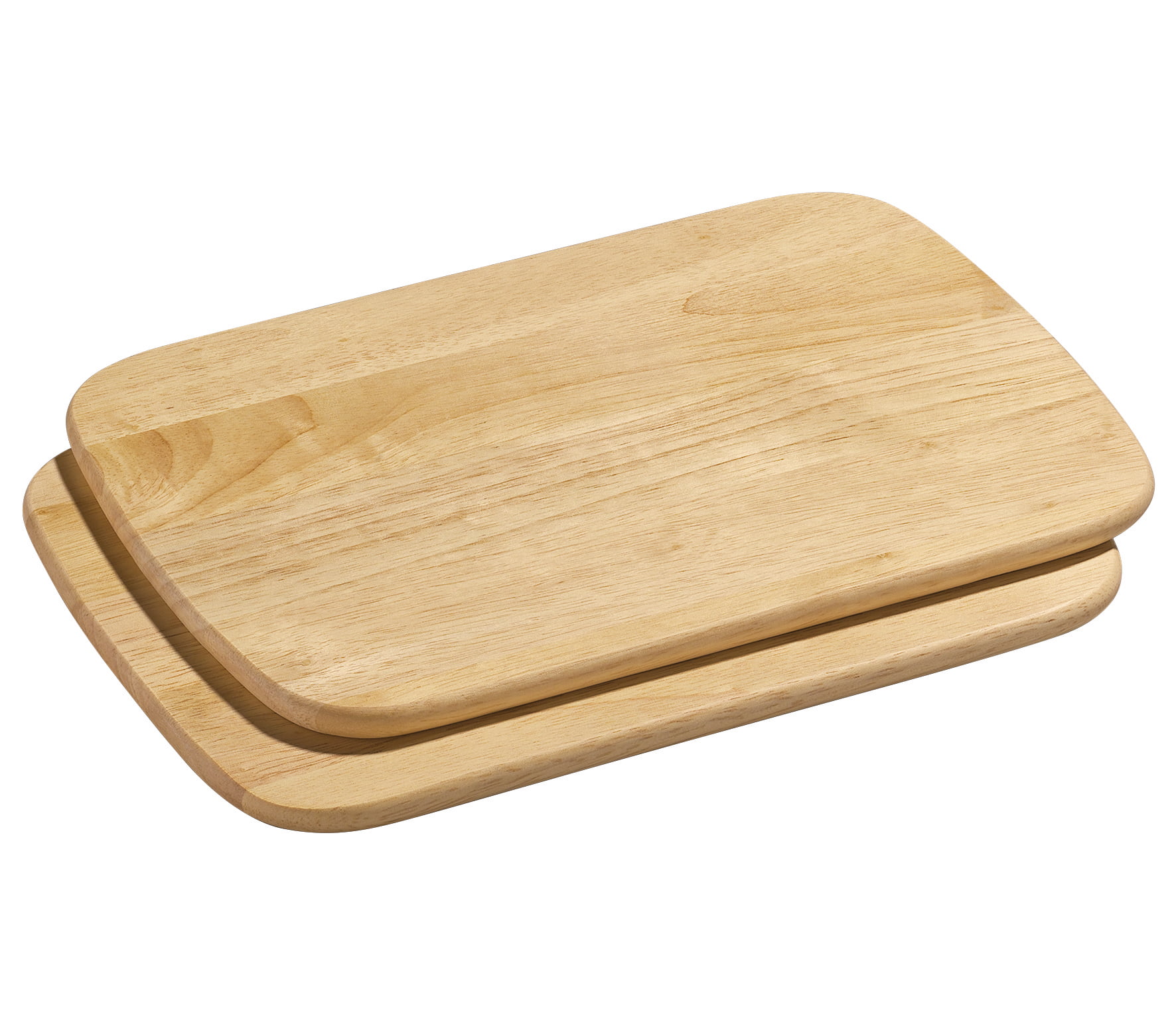 Frukostbräda Rubberwood 2 delar 28x20cm