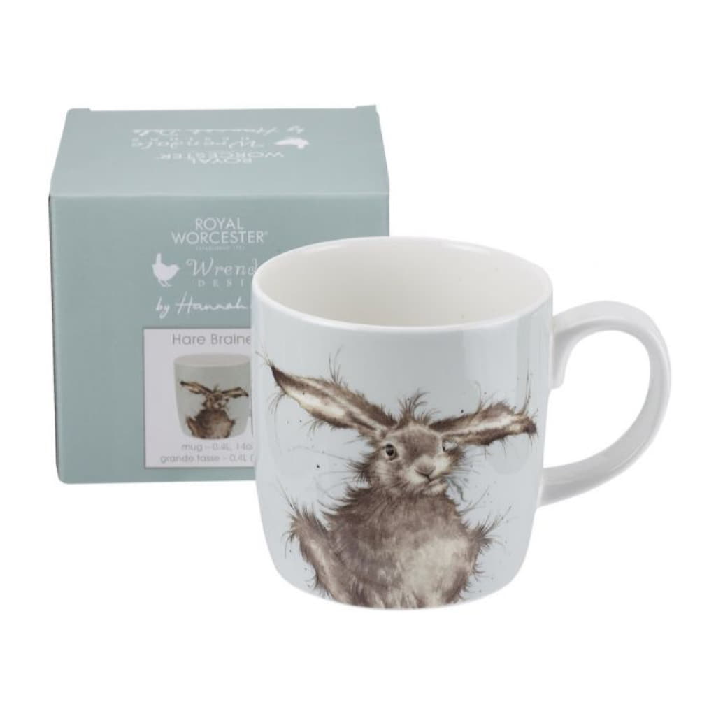 Wrendale Designs Mugg 40cl, Hare Brained Hare