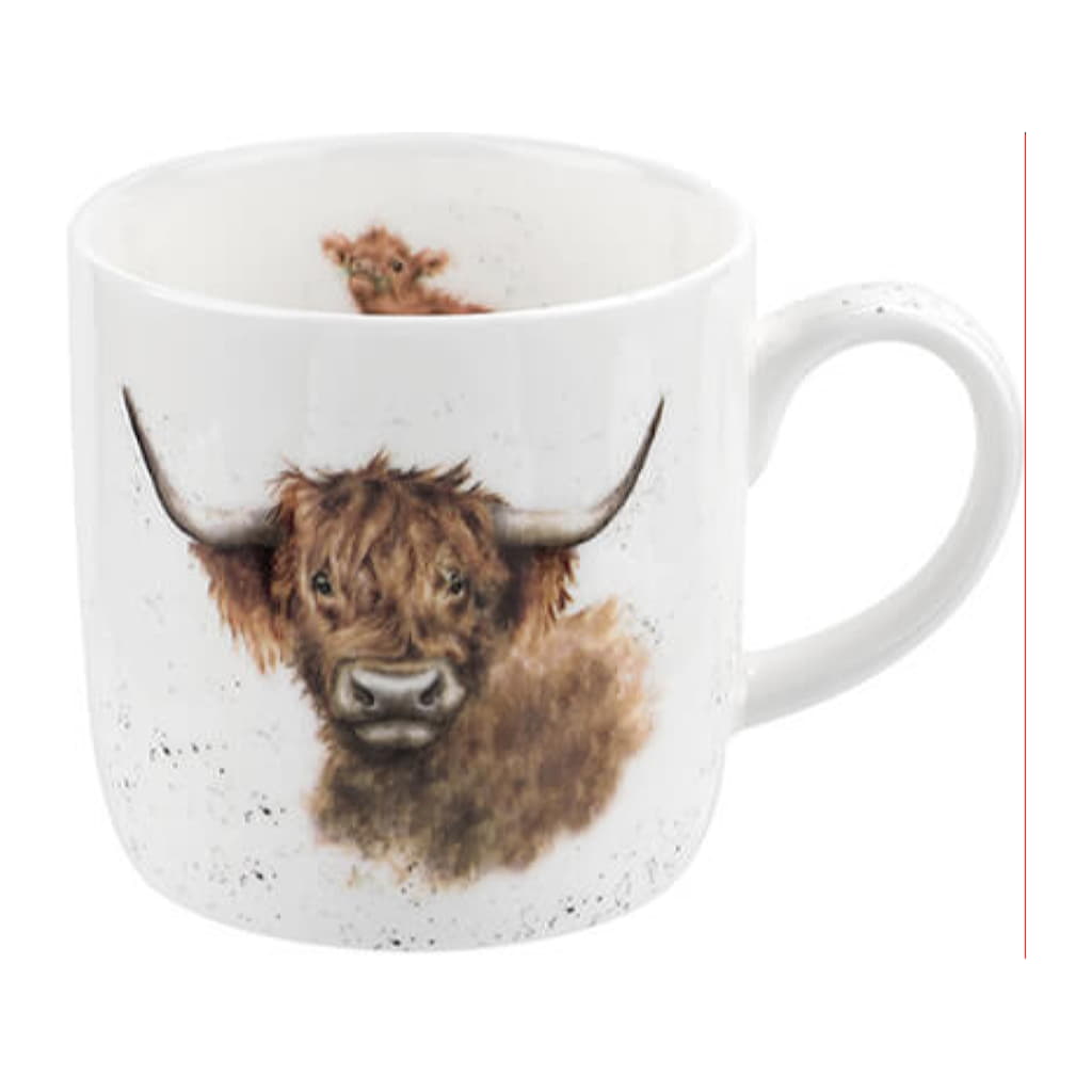 Wrendale Designs Mugg 31cl, Highland Cow