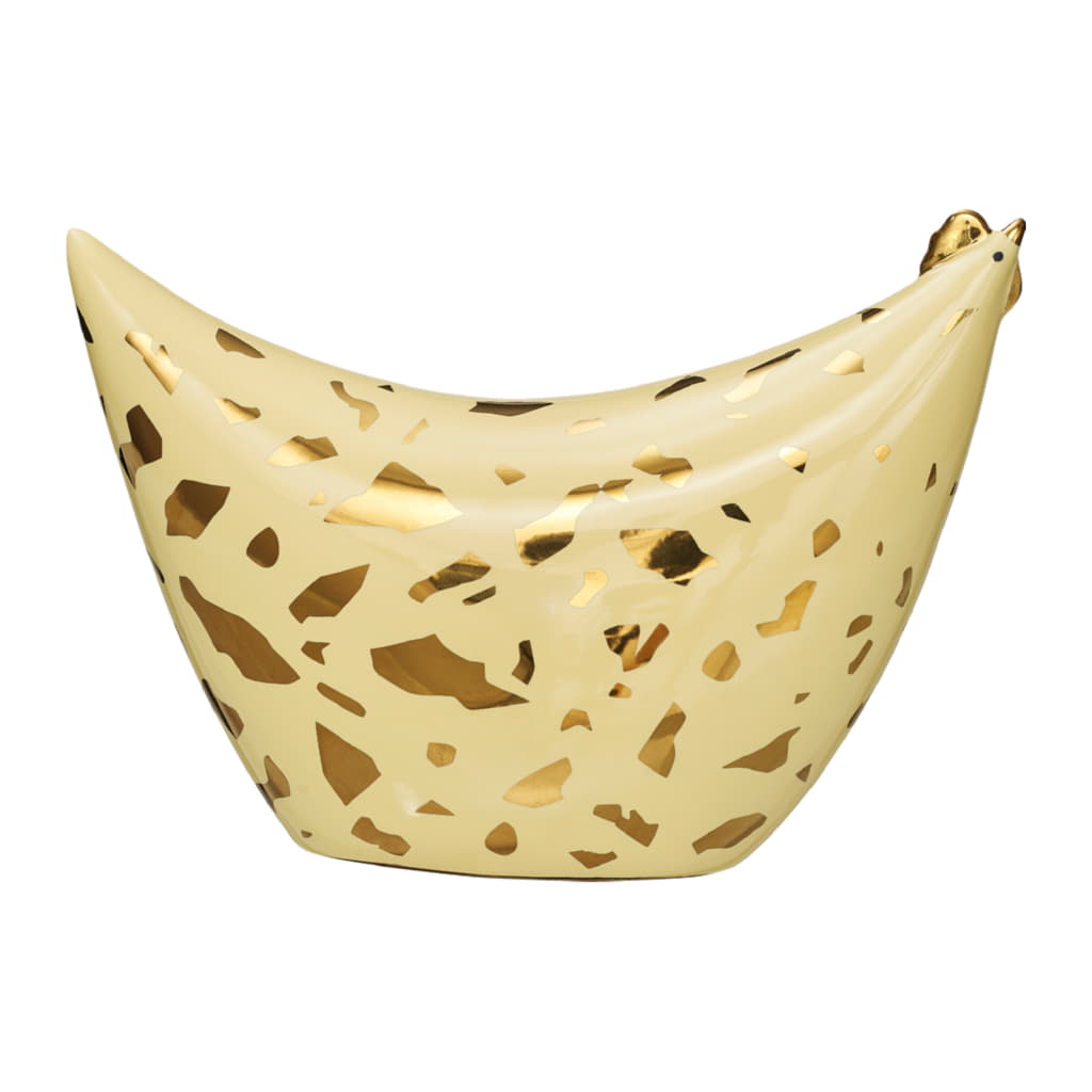Goldie Höna20cm, Gul/Guld