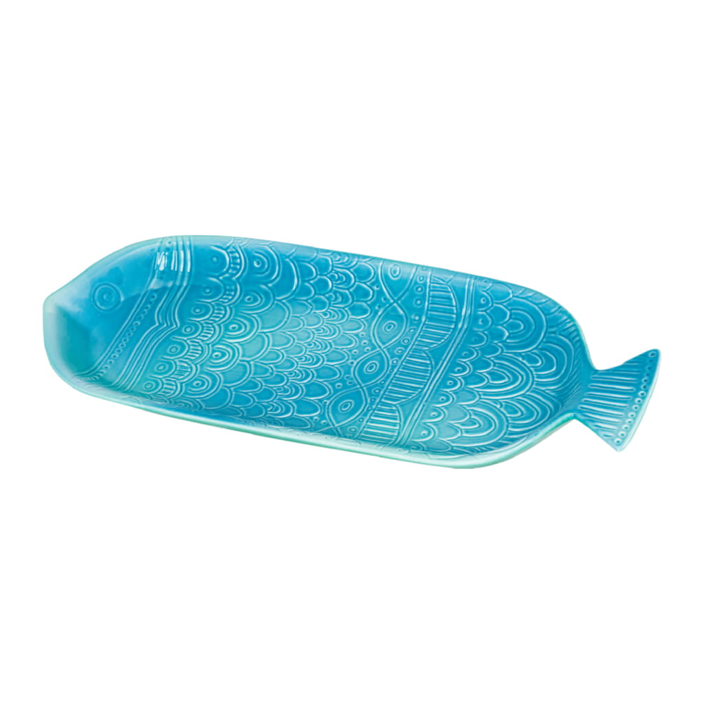 Retrofish Uppläggningsfat 30x12cm, Aqua
