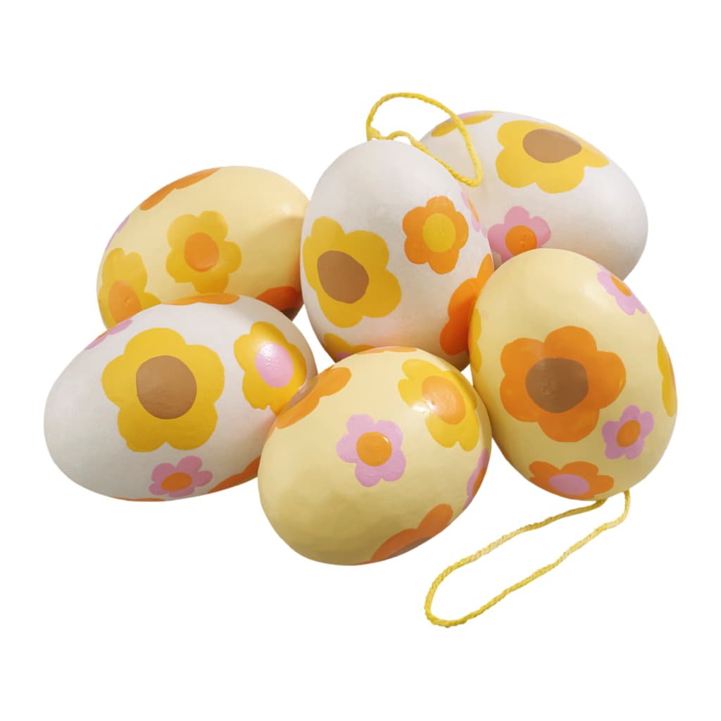 FlowerPower Ägg 6cm, 6-pack