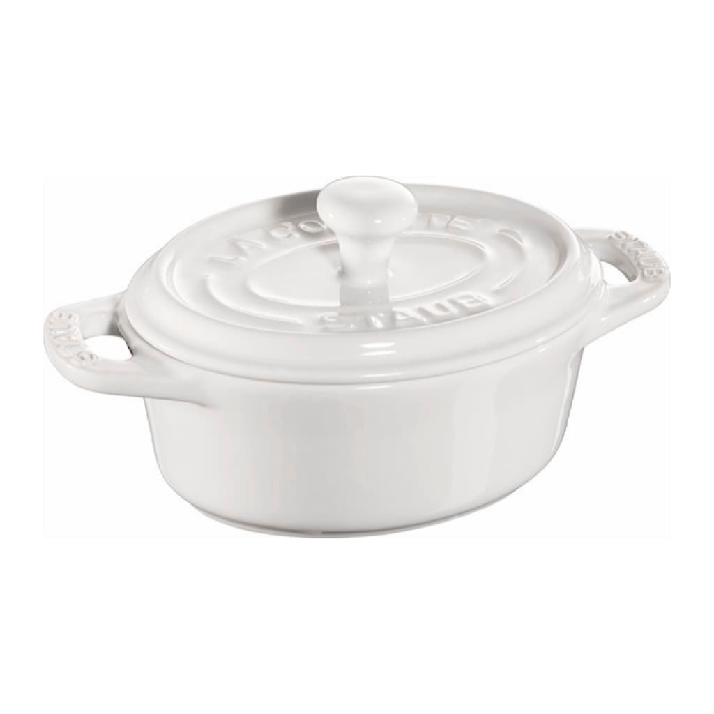 Ceramic By Staub Oval Minigryta 11cm 0,2L, Vit