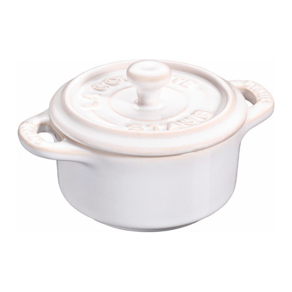 Staub Mini Cocotte/Gryta 10cm 0,2L, Ivory White