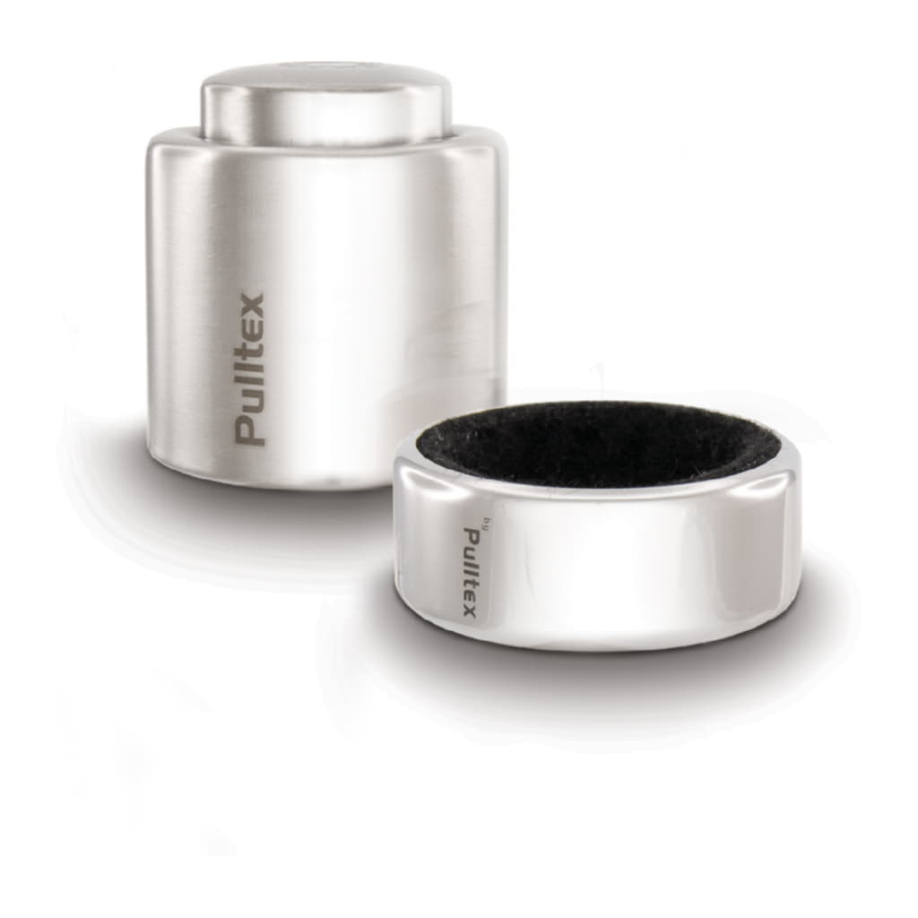 Champagne Stopper & Droppring, Crome