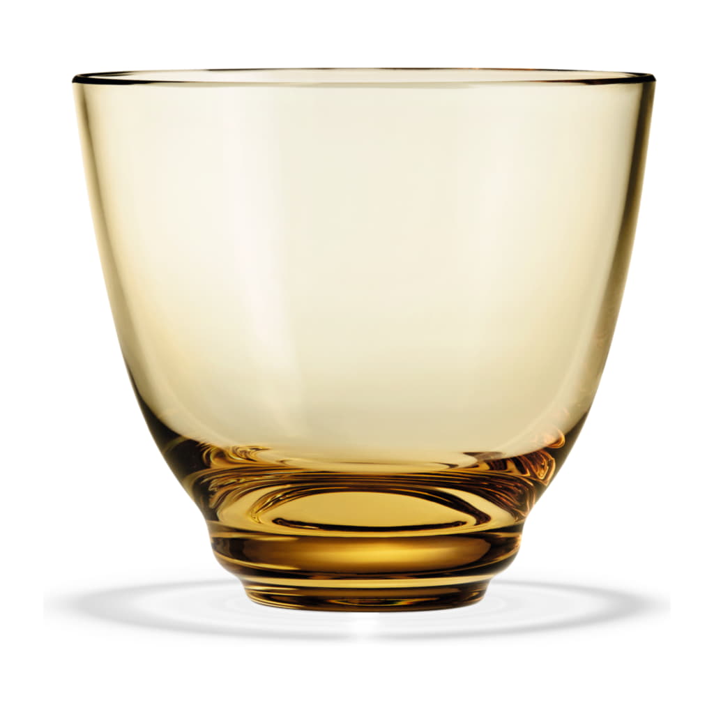 Flow Vattenglas 35cl, Amber