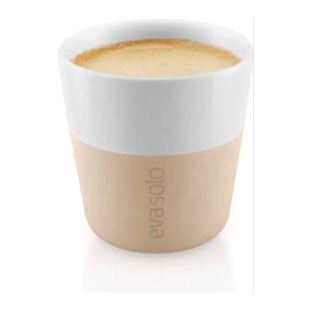 Espressomugg 8cl, 2-pack, Soft Beige