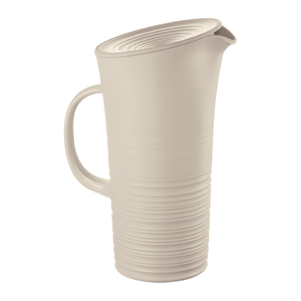Pitcher With Lid Tierra, Clay