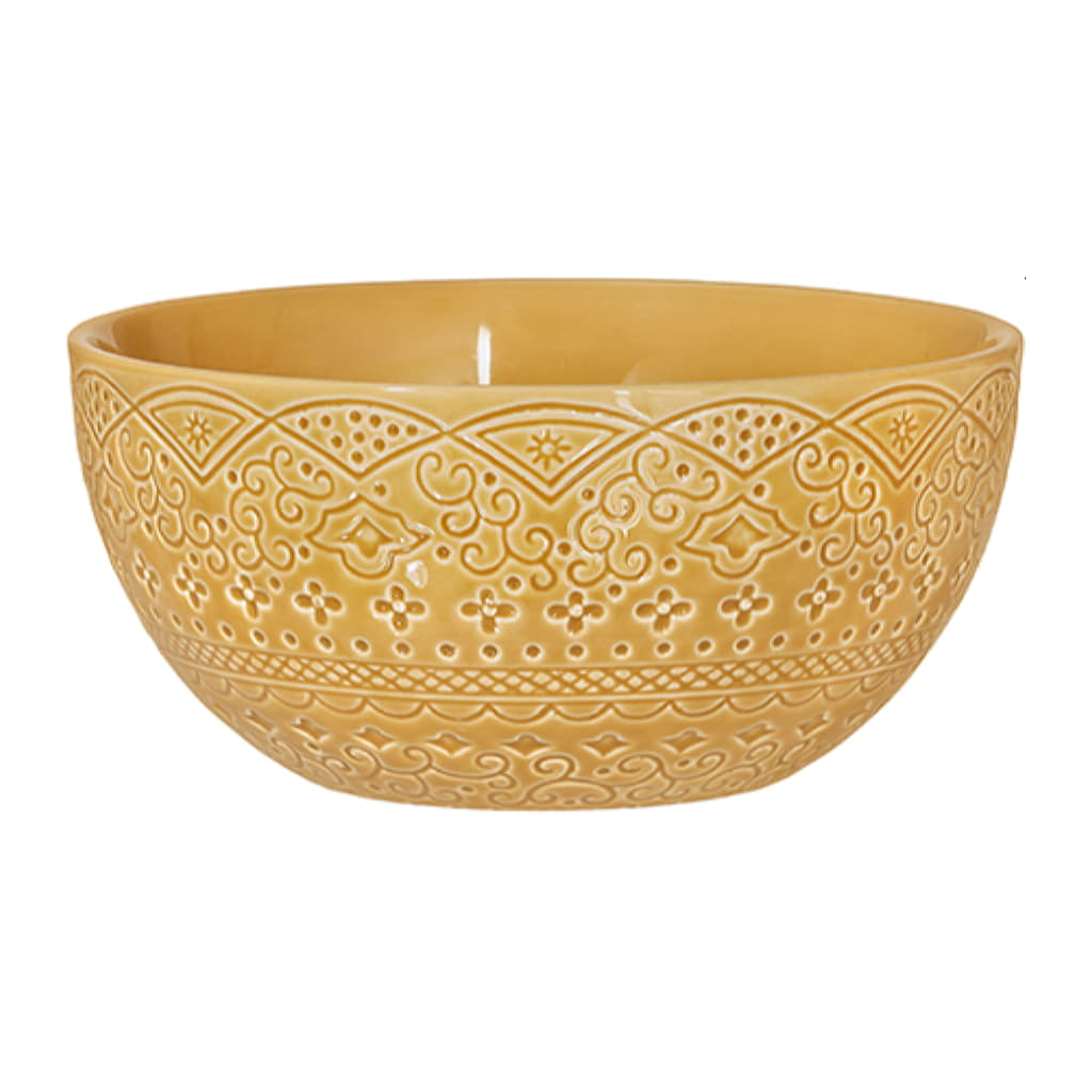 Orient Skål Medium Ø15x7cm, Senap