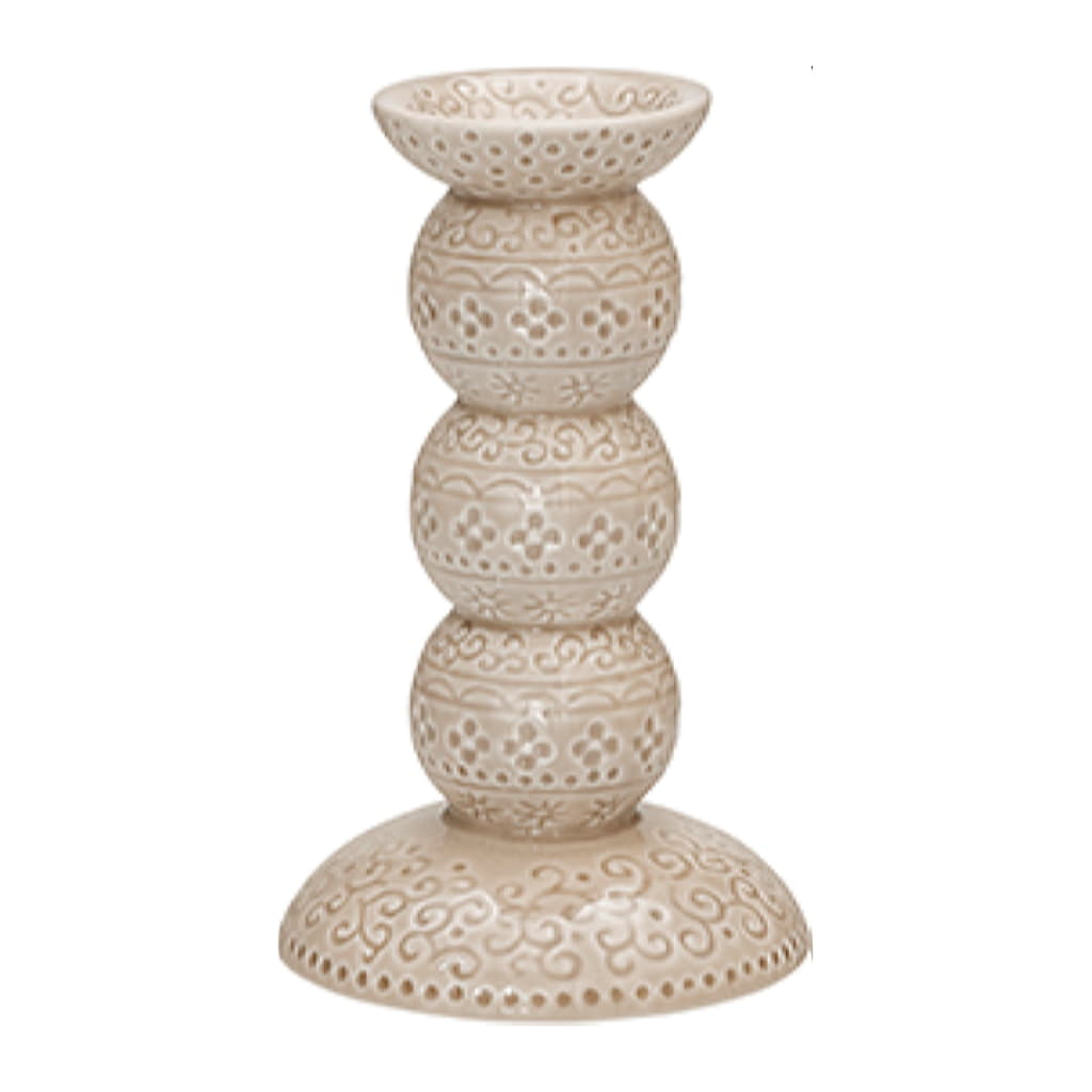 Orient Antik Ljusstake 14cm, Nougat