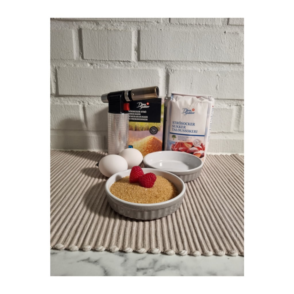Crème Brulée 12cm, Grå