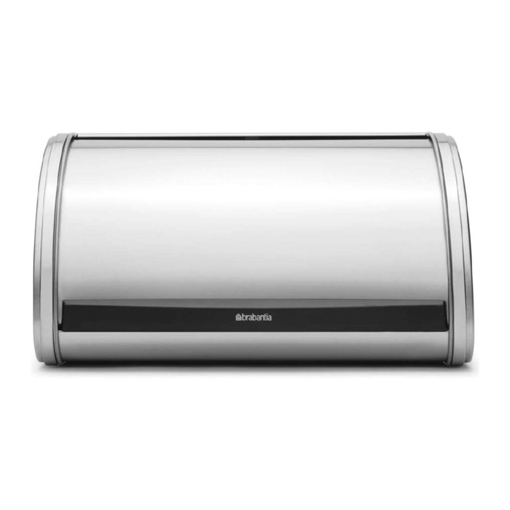 Roll Top Brödskrin Litet, Mattborstat Stål