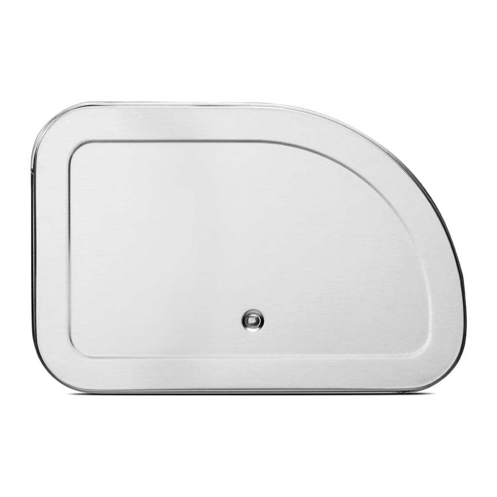 Roll Top Brödskrin Litet, Mattborstat Stål - Bild 4