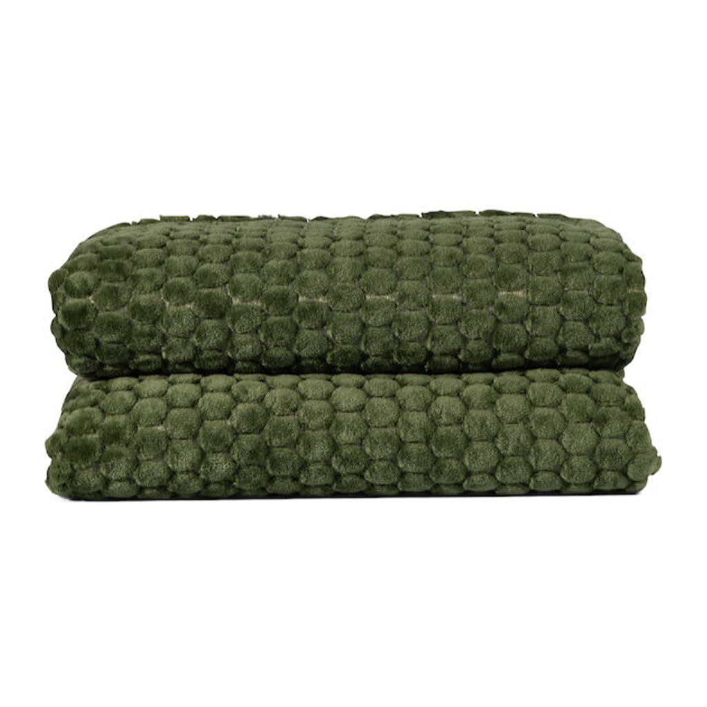 Maja Fleecepläd 150x125cm, Grön