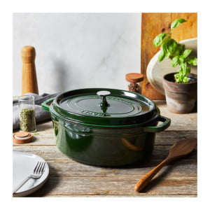 La Cocotte Oval Gryta 5,5L, Grön