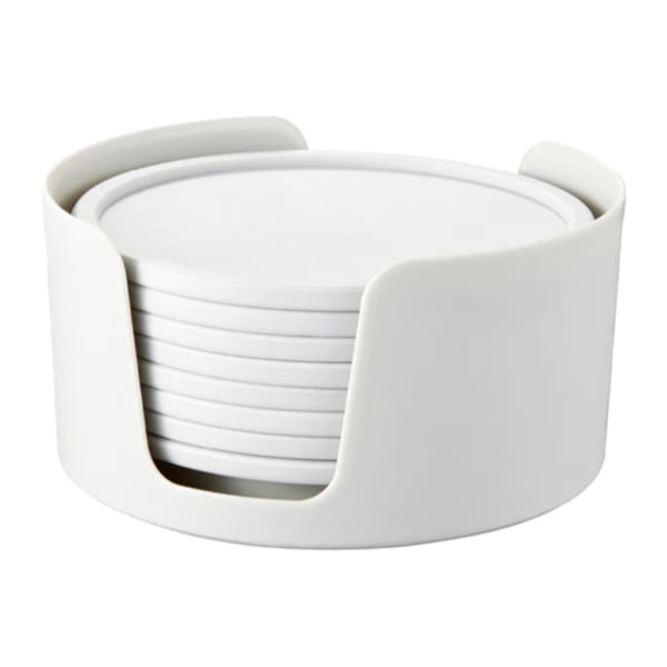 Ginny Glasunderlägg Ø11cm 8-pack med Hållare