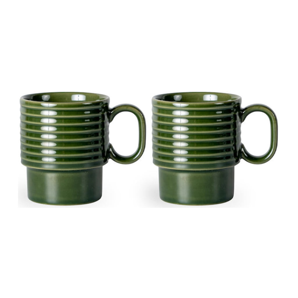 Coffee & More Kaffemugg 2pack, Grön Önska