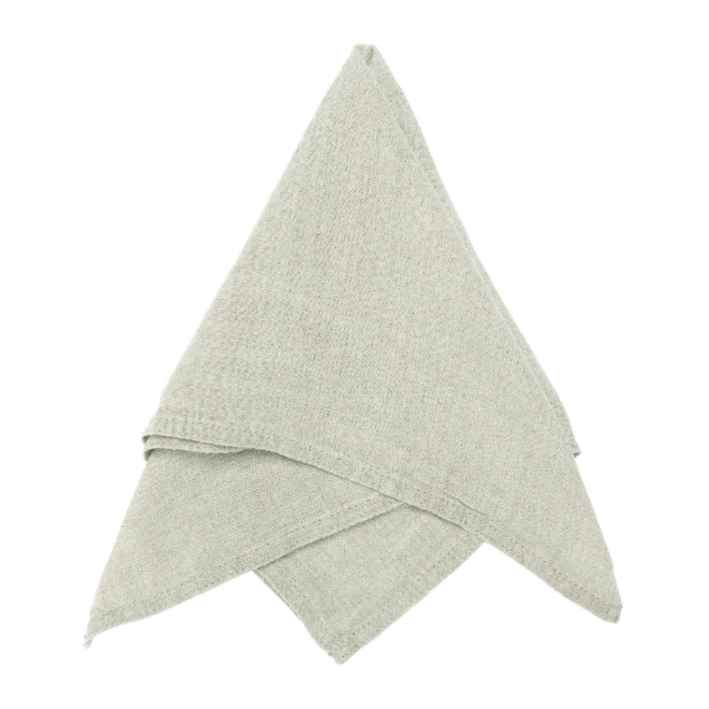 Julie Servett 45x45cm, Lin/Vit