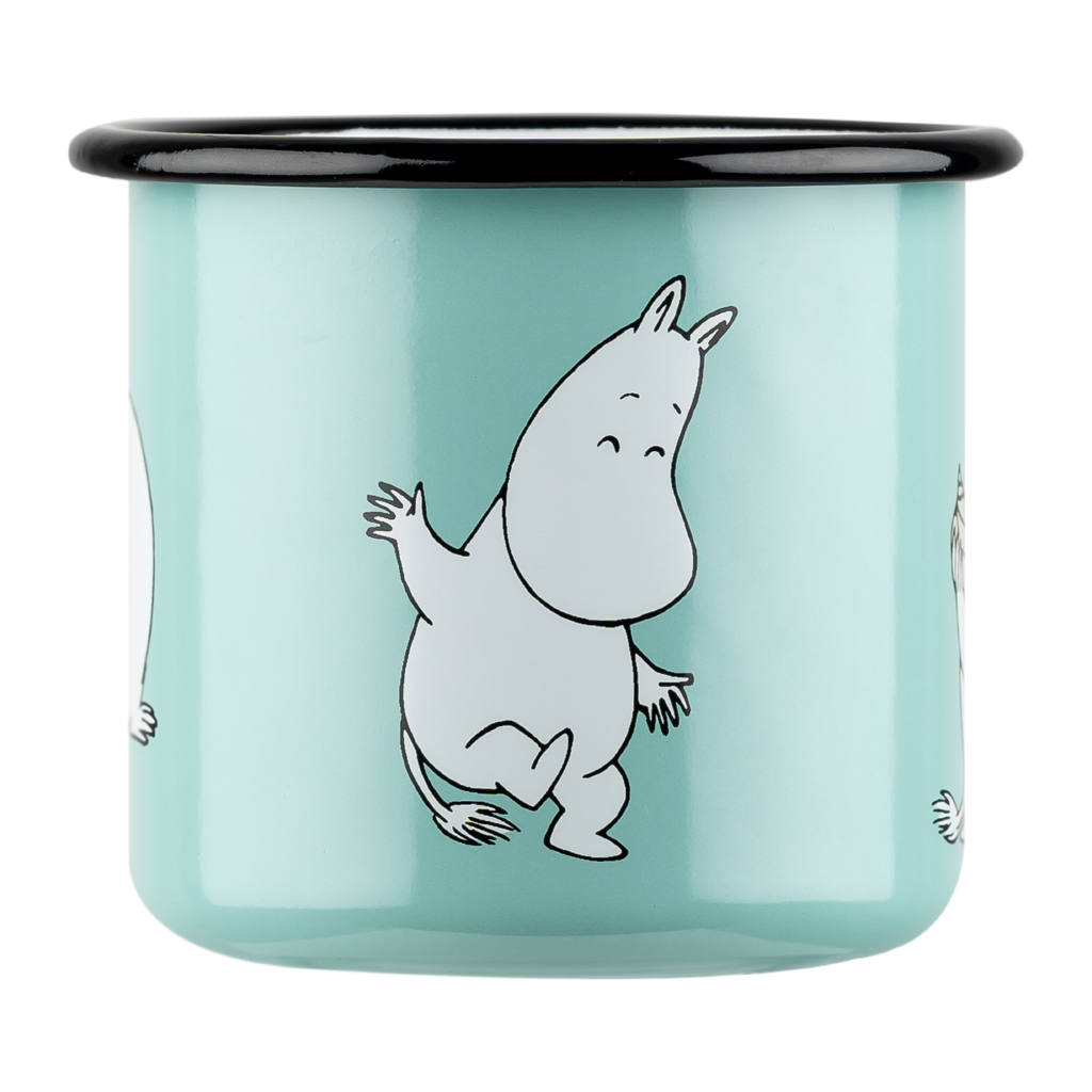 Mumin Emaljmugg 37cl, Muumin Vit - Bild 2