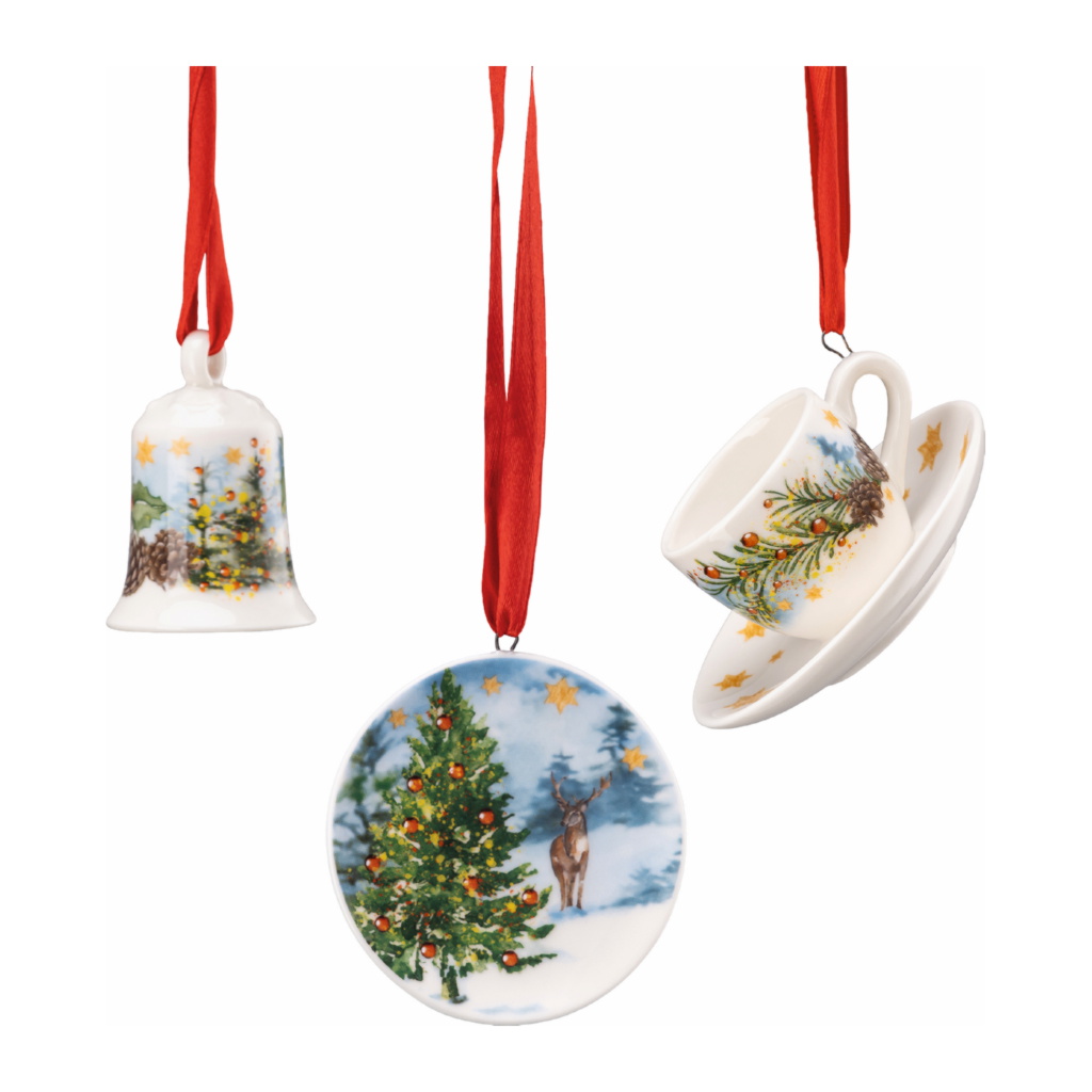 Hutschenreuther Serie Da Collezione 22 Set 3 Scatole Per Biscotti Natale A Decorazione Natalizia 47830506