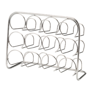 Kryddställ för 12 burkar, Krom