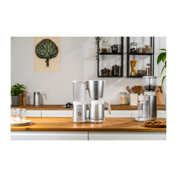 Enfinigy Kaffekokare 1,25L Termokanna, Silver - Bild 2