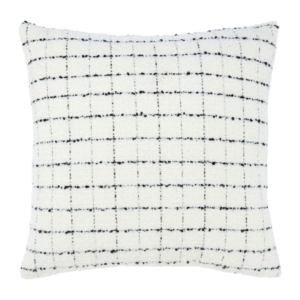 Karl Kuddfodral 45x45cm, Svart/Vit