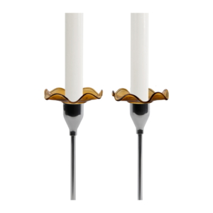 Viva Ljusmanschett 2-pack, Amber
