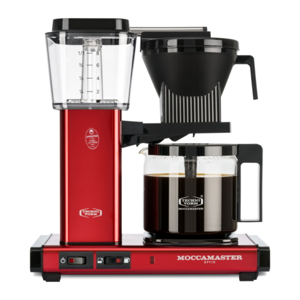 Moccamaster Optio, Red Metalic