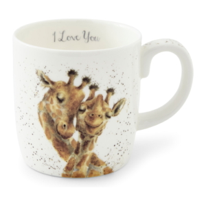 Wrendale Designs Mugg 40cl, I Love You Giraffe