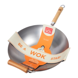 Wok Star 35cm Wok, Kolstål