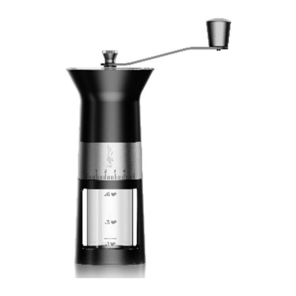 Bialetti Moka Kaffekvarn, Svart/Silver