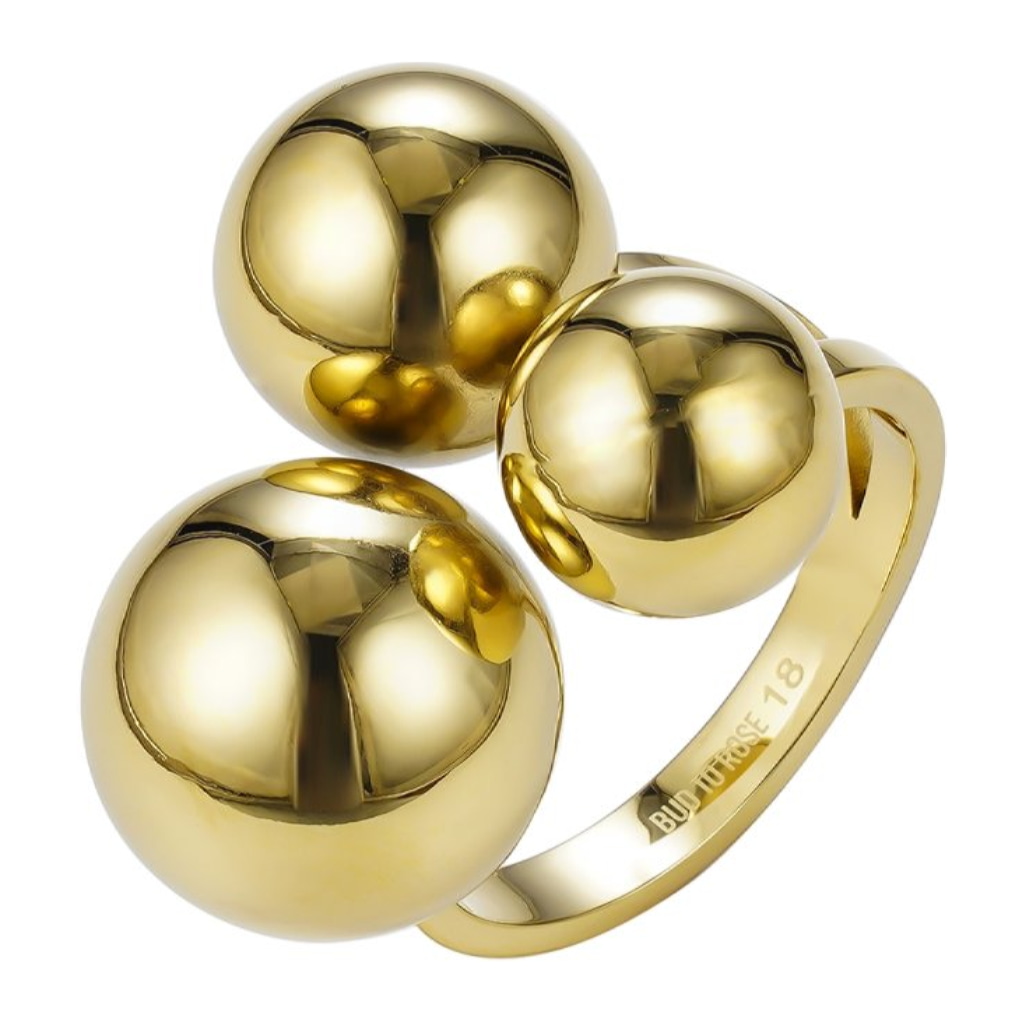 Brea large Ring, Gold
