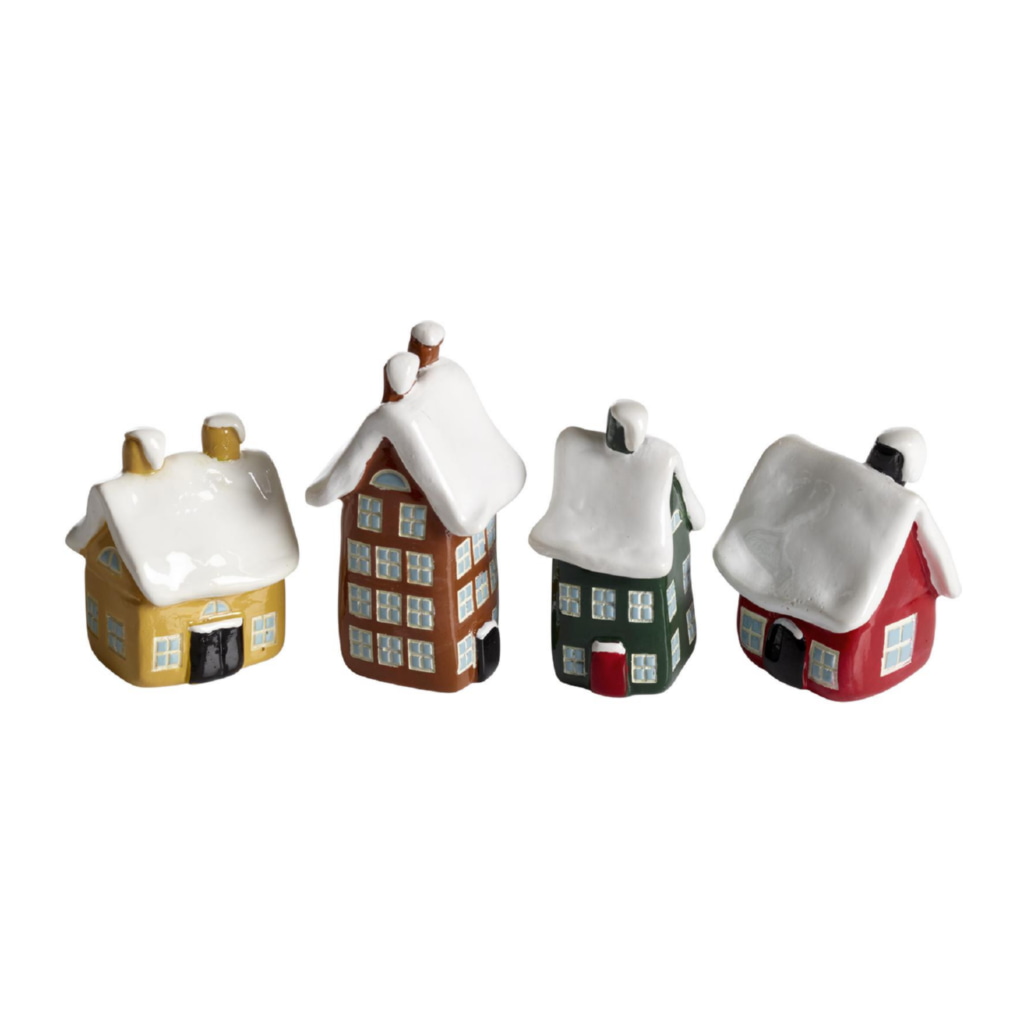 Vinterby Hus 4,5-6,5cm 4 delar