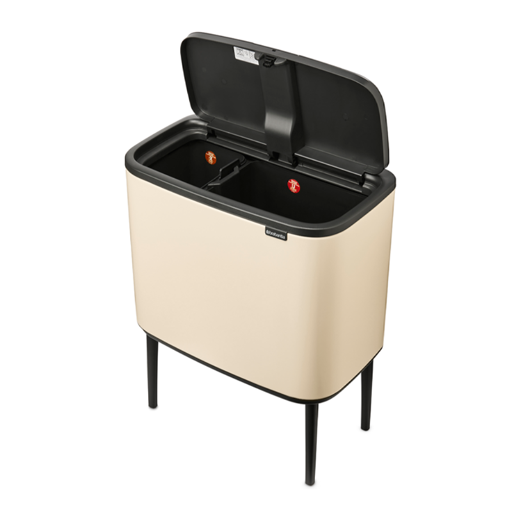 Bo Touch Bin 11+23L, Soft Beige - Bild 3