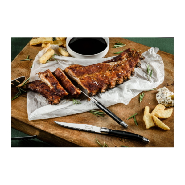 Laguiole Grillknivar 6-pack, Black - Bild 2