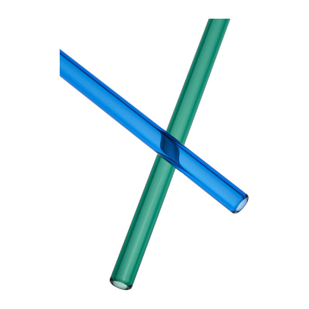 Sipsavor Sugrör 20cm 2-pack, Blå/Grön - Bild 2