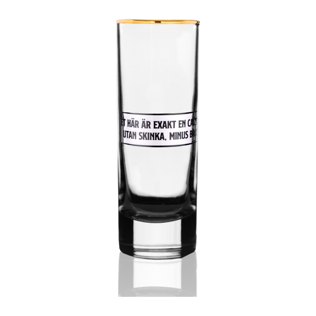 Edward Blom Shotglas 6cl, No:8 Det här är.. - Bild 2