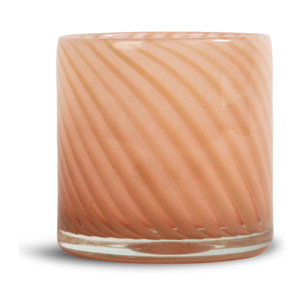 Calore Line Ljuslykta M, Rosa/Beige