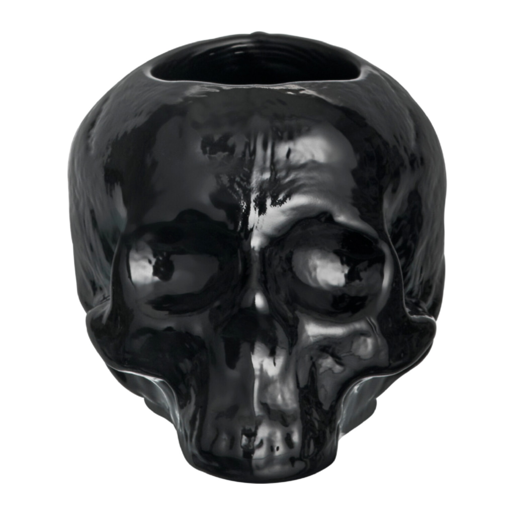 Still Life Skull Ljuslykta 8,5cm, Svart