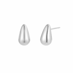Mini Drop Earring, Silver
