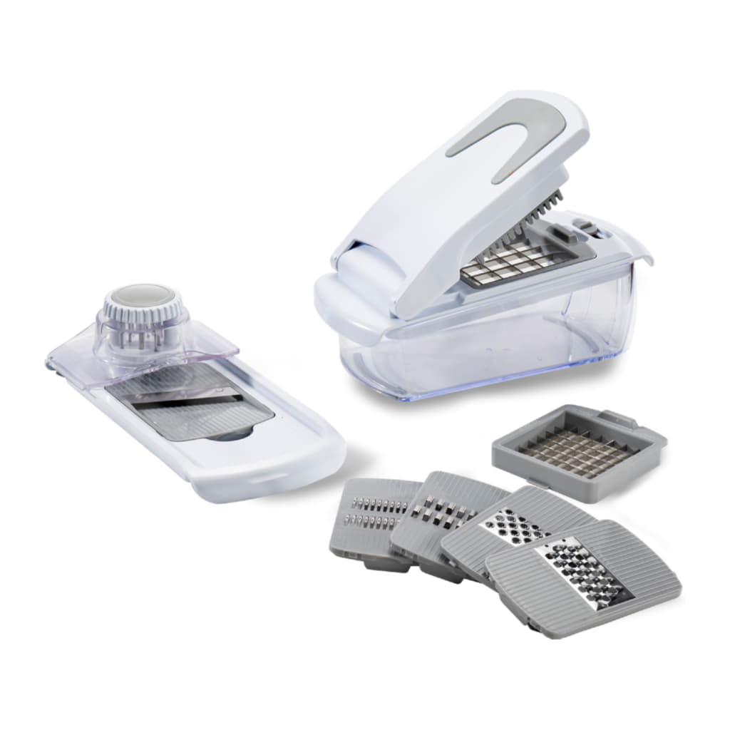 Mandolinjärn 1,2L, Grå/Vit