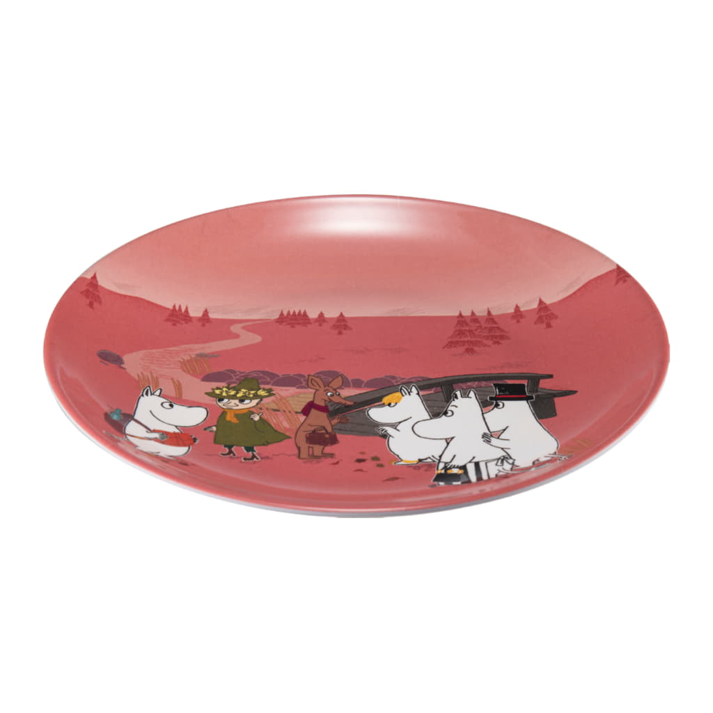 Mummi Assiett Melamin 22,5cm, Brun