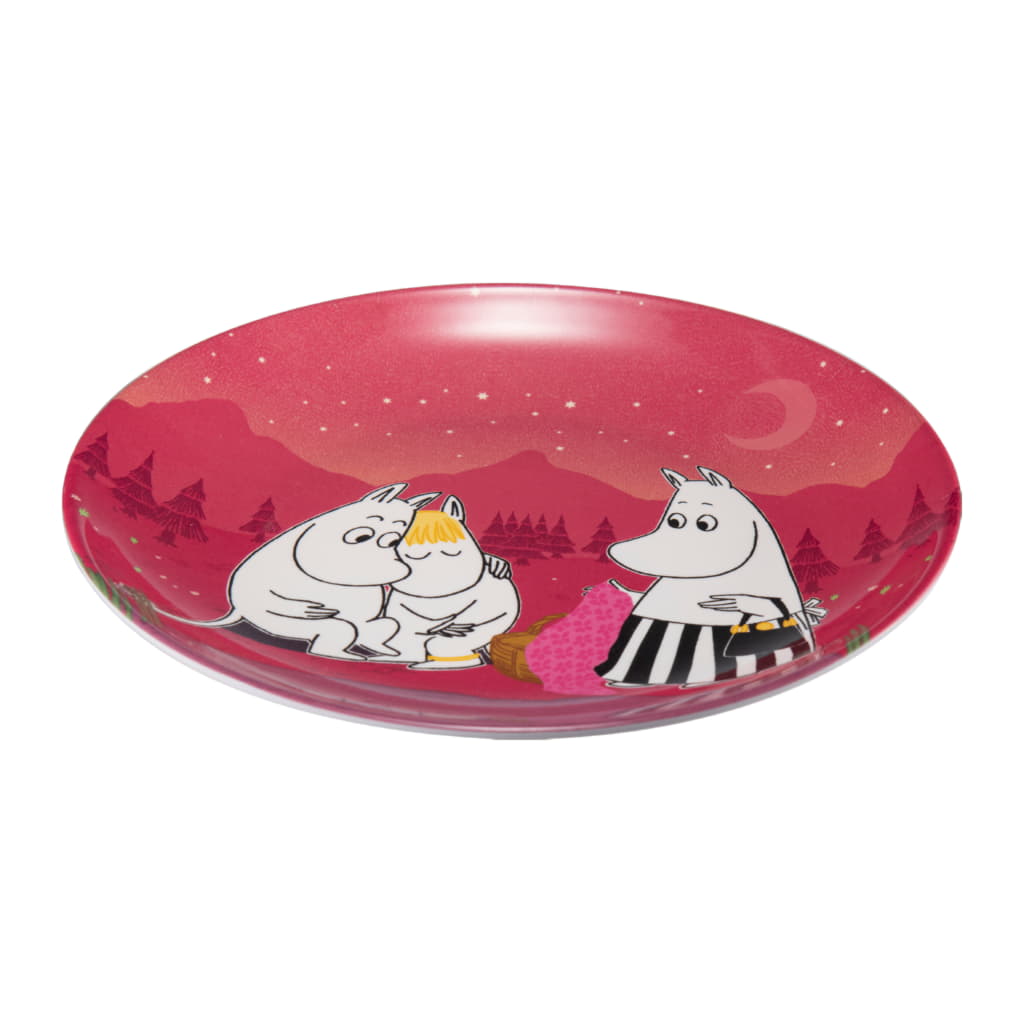 Mummi Assiett Melamin 22,5cm, Rosa