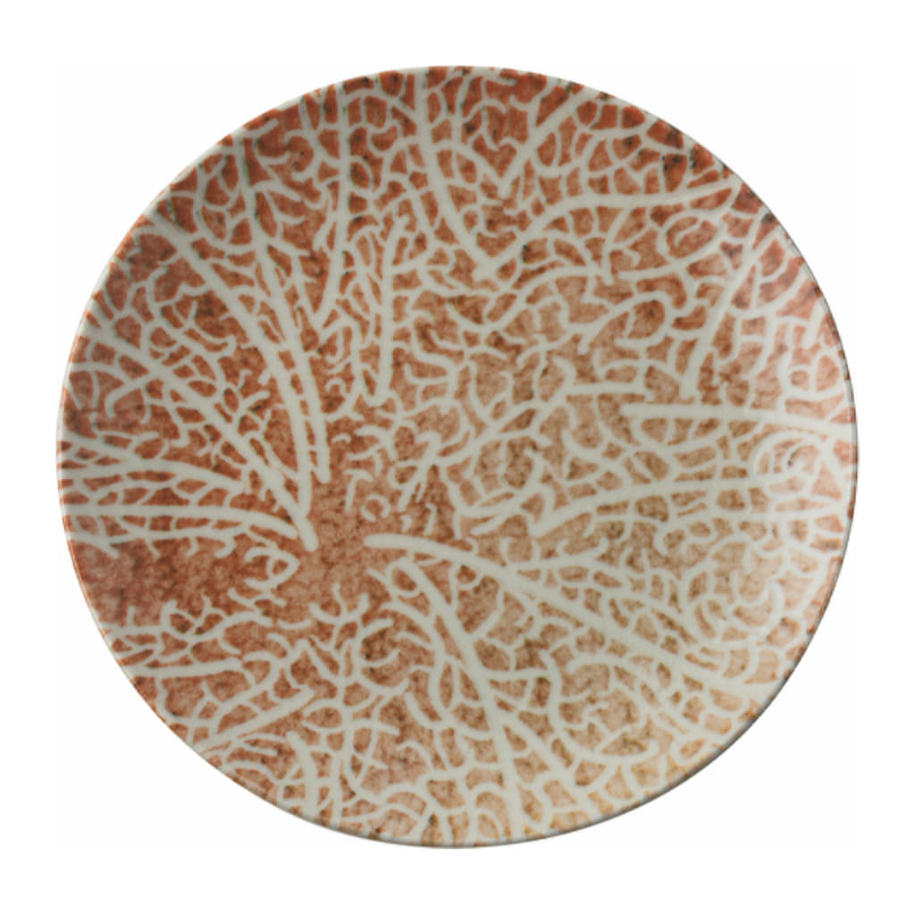 Nature Essence Porslin Serie C Rödvit Tallrik 20cm