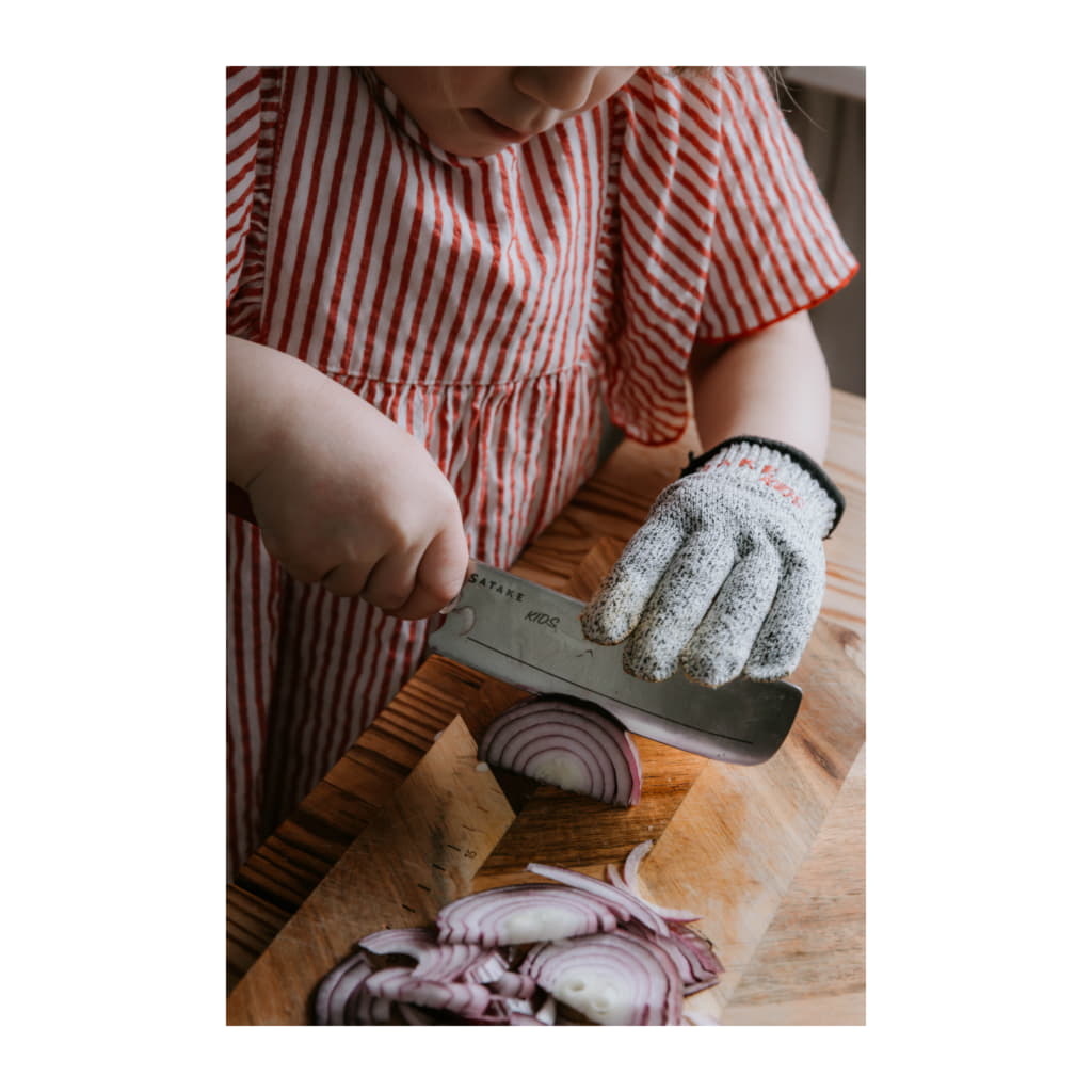 Satake Barnkniv och Skärsäker Vante i Presentlåda - Bild 2