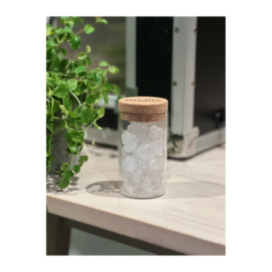 Rivsalt Pastasalt Halitsaltstenar i Glascylinder