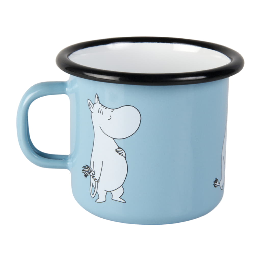 Mumin Emaljmugg 25cl, Mumin Ljusblå - Bild 2