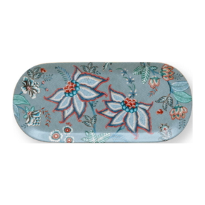 Flower Festival Kakfat 33,3x15,5cm, Ljusblå