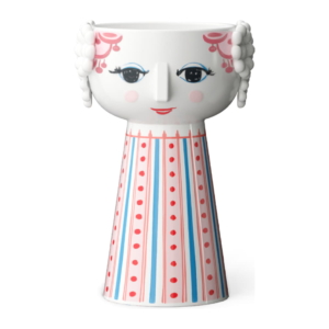 Eva Ljusstake 14cm, Dämpat Röd